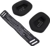 A set of black ear pads and a head strap for a gaming headset, laid out on a white background. Náhled obrázku produktu