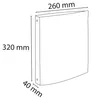 Exacompta 10x Ringbuch RC Kart.18mm 4Ring 30mm Rücken 40mm Produktbild-Vorschau 6