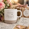 Tasse Herzensmensch aus Steingut - 360 ml Produktbild-Vorschau 5