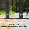 Outsunny Pergola 3x3m Garten Pavillon Terrassendachung aus Produktbild-Vorschau 6