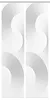 BEXON Schiebegardine, Halbkreismotiv, halbtransparent, Produktbild-Vorschau 3