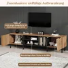 STILVORA TV-Schrank mit 2 Türen und offenem Stauraum, TV Produktbild-Vorschau 6