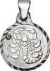 F Anhänger 925/- Sterling Silber 1,7cm weiß Kristall weiß Produktbild-Vorschau 1
