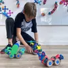 Clixo magnetisches Bauspiel – Modelle mit Rädern (72 Teile) Produktbild-Vorschau 4