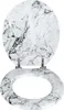 A toilet seat and lid with a marble pattern. Podgląd zdjęcia produktu