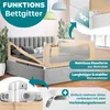 KESSER® Bettgitter Bettschutzgitter Kinderbettgitter für Produktbild-Vorschau 6