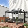 Pergola ca. 3x2m Garten Pavillon Terrassendachung Metall Produktbild-Vorschau 5
