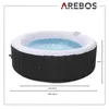 AREBOS Whirlpool aufblasbar | Ø208cm | 6 Personen | 130 Produktbild-Vorschau 9