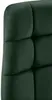 A close-up view of the tufted upholstery of a green velvet chair. Anteprima dell’immagine prodotto