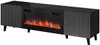 MIRJAN24 TV-Lowboard Vamos Grey 180 mit Kamin, TV-Schrank Produktbild-Vorschau 11