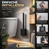 4x WC Bürste Garnitur Silikon Toilettenbürste Schwarz Produktbild-Vorschau 7