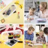 Pvc-Federmäppchen 4er-Pack, Großes Fassungsvermögen Mit Produktbild-Vorschau 6
