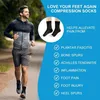 ACWOO Calze a compressione per neuropatia 4 paia nero L/XL Anteprima dell’immagine prodotto 8