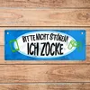 Bitte nicht stören - ich zocke Wendeschild mit Kordel Produktbild-Vorschau 7
