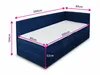 Boxspringbett Flame mit Bettkasten - Einzelbett mit Produktbild-Vorschau 3