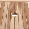vidaXL Table pliante de jardin, bois massif teck, Voir les images du produit 6