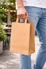 PACKEO Papiertragetaschen Braun – Stabil & Wiederverwendbar Produktbild-Vorschau 2