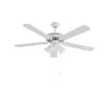 Ventilatore da soffitto bianco opaco con luce | 132 cm | Anteprima dell’immagine prodotto 1