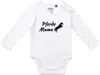 Huuraa Baby Body Pferdemama Silhouette 80 White  Baumwolle Produktbild-Vorschau 1