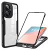 A clear product shot of a phone case and a phone inside a case, presented on a white background. Produktbild-Vorschau