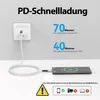 USB-C zu USB-C Kabel 480mbps 60W mit Metall Stecker - Weiß Produktbild-Vorschau 4
