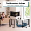 IvoQ Parc pour chiots – Enclos pour chiens – 8 Panneaux – Voir les images du produit 8