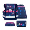 Belmil Classy ergonomisches Schulranzen-Set 4-teilig "Sparkling Star" mit Brustgurt