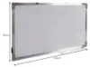 Magnettafel 40 × 60 cm + Magnete, Filzstifte, Schwamm Produktbild-Vorschau 3