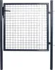 vidaXL Maschen-Gartentor verzinkter Stahl 100 x 100 cm Grau Produktbild-Vorschau 5