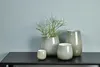 Pisano Vase mittel Überfangglass , platin H24 cm D 25 cm Produktbild-Vorschau 5