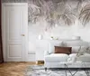 Vlies fototapete Hängende Palmblätter 3D Federn 300x210 cm Produktbild-Vorschau 2