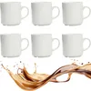 6x KUBEK PORCELANOWY BIAŁY 350ml do KAWY HERBATY NAPOJÓW Podgląd zdjęcia produktu 1