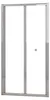 AICA Falttür 90x185cm Nischentür 5mm ESG Klarglas Produktbild-Vorschau 1