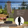 Ombrellone doppio COSTWAY 450x260 cm con luci LED a energia Anteprima dell’immagine prodotto 6