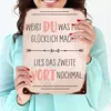 Du machst mich glücklich Metallschild XXL in 28x38 cm mit Produktbild-Vorschau 3