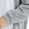 Schlafanzug Onesie Kigurumi Kostüm Verkleidung Grau Produktbild-Vorschau 5