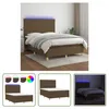 The Living Store Boxspringbett mit Matratze & LED Produktbild-Vorschau 9