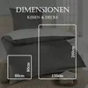 Wende-Bettwäsche Cashmere Touch - Wolkenschloss ( 135x200cm Produktbild-Vorschau 5