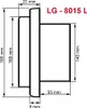 Edelstahl Lüftungsgitter LG - 8015 L Lamellengitter DIN 150 Produktbild-Vorschau 4