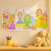 Relaxdays Tekentafelkleed voor kinderen, 2 stuks, Productafbeelding-voorbeeld 3