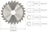 KOTARBAU® Hardmetalen zaagblad voor houtzagen 24 tanden ? Productafbeelding-voorbeeld 2