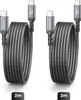 deleyCON 2x 2m USB C Ladekabel (60W Schnellladekabel) PD3.0 Produktbild-Vorschau 2