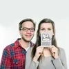 Mr. & Mrs. Panda Grußkarte Pinguine trösten - Grau Pastell Produktbild-Vorschau 4