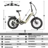 48V 15Ah E-Bike E Bike Elektrofahrräder Klappräder E-bike Produktbild-Vorschau 7