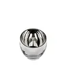 Fink CANDY, Teelichthalter, Glas, silberfarben, H. 11 cm, Produktbild-Vorschau 1