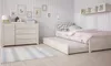 Bett Futonebett Bettgestell Jugendbett weißeiche 140x200cm Produktbild-Vorschau 7
