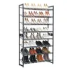 Regał Na Buty 92,5X30,7X163,5 Cm Czarny Podgląd zdjęcia produktu 11