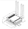 Teltonika RUTX12, Wi-Fi 5 (802.11ac), Dual-band (2.4 GHz/5 Podgląd zdjęcia produktu 5