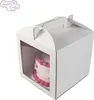 Tortenkarton 25.4 x 25.4 x 25,4 cm mit Henkel und Produktbild-Vorschau 1
