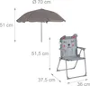 Sedia pieghevole per bambini Relaxdays, sedia da campeggio Anteprima dell’immagine prodotto 4
